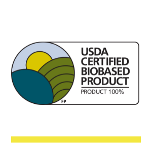 USDA 100% Bio-Based Icon for Holy City Straw Company Reed Straw