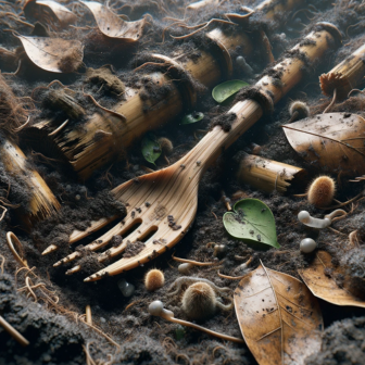 Bamboo-fork-decomposing-in-the-dirt.png__PID:bd112bba-877c-4910-9612-caa981b1b3dd