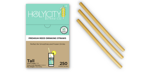 Tall Reed Drinking Straw Sample