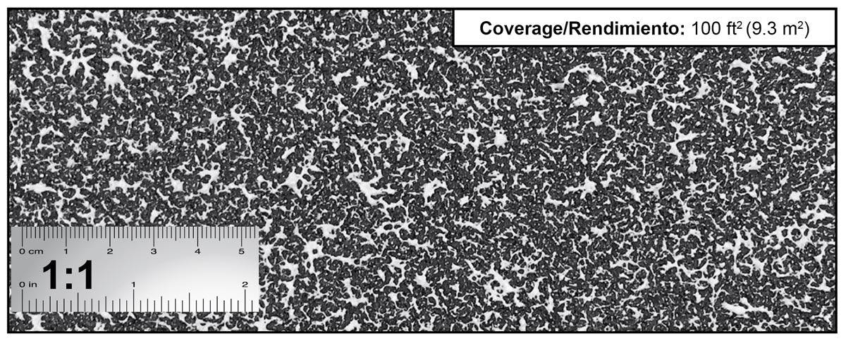 Spray-Lock spray pattern example