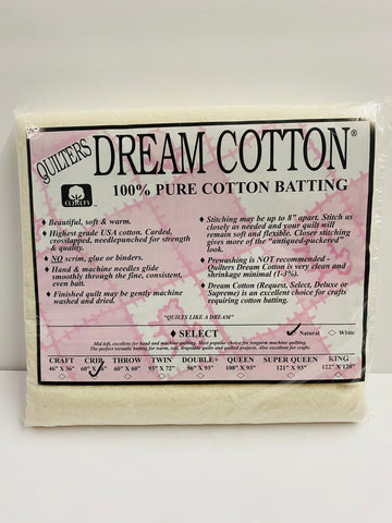 Quilters Dream Fusible 80/20 Batting Crib 46x60in – Hearthside Quilts