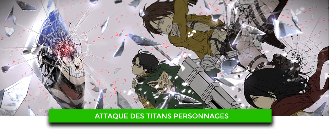 Histoire et personnages de l'Attaque des Titans (SNK)