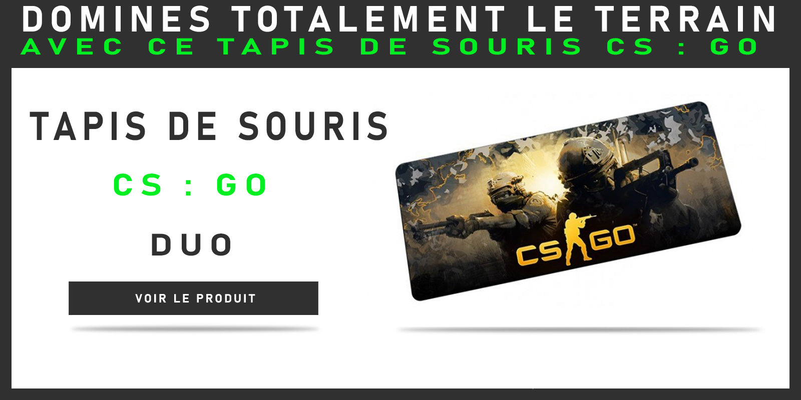 Tapis de souris CSGO