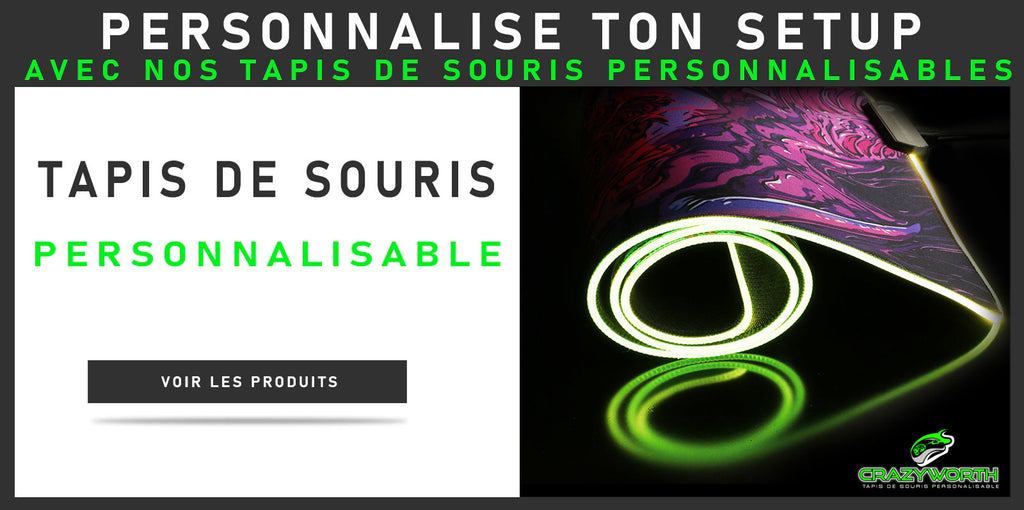 Personnalise ton tapis de souris xxl