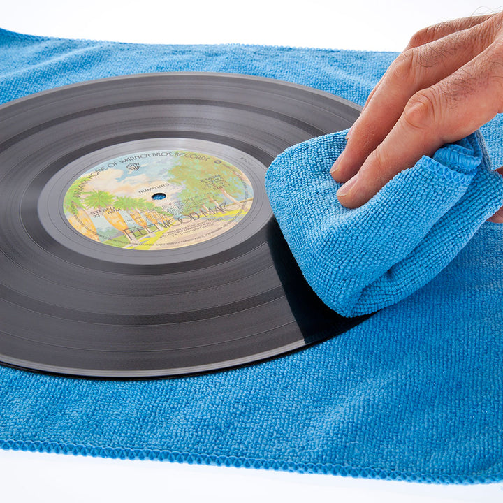audiophile quality vinyl record cleaning cloth microfibre
