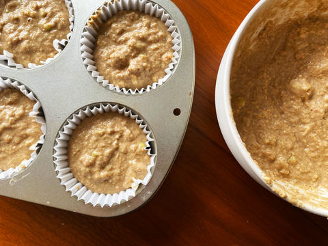 Healthy Apple Cinnamon muffins