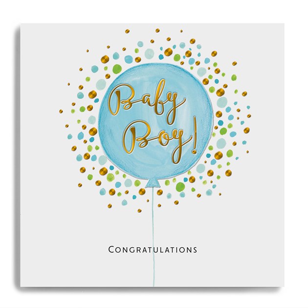 Baby Boy Congratulations Blue Sky Cards Gifts