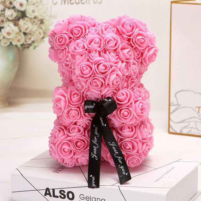 rose bear 25cm