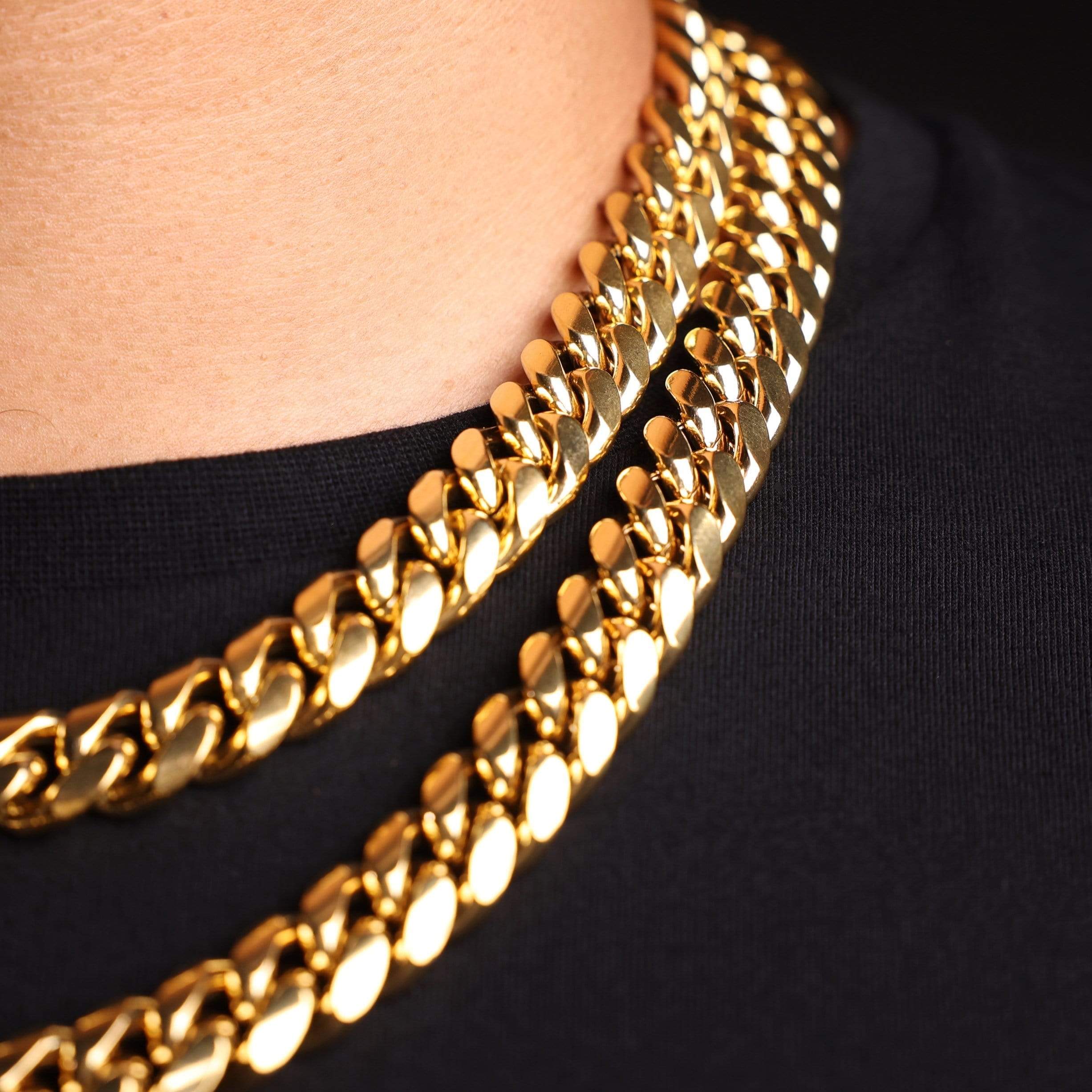 14mm Premium Gold Miami Cuban Chain– Jewellerykings