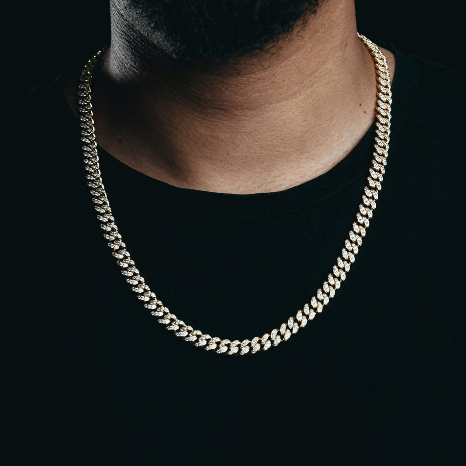 cuban silver chain 8mm