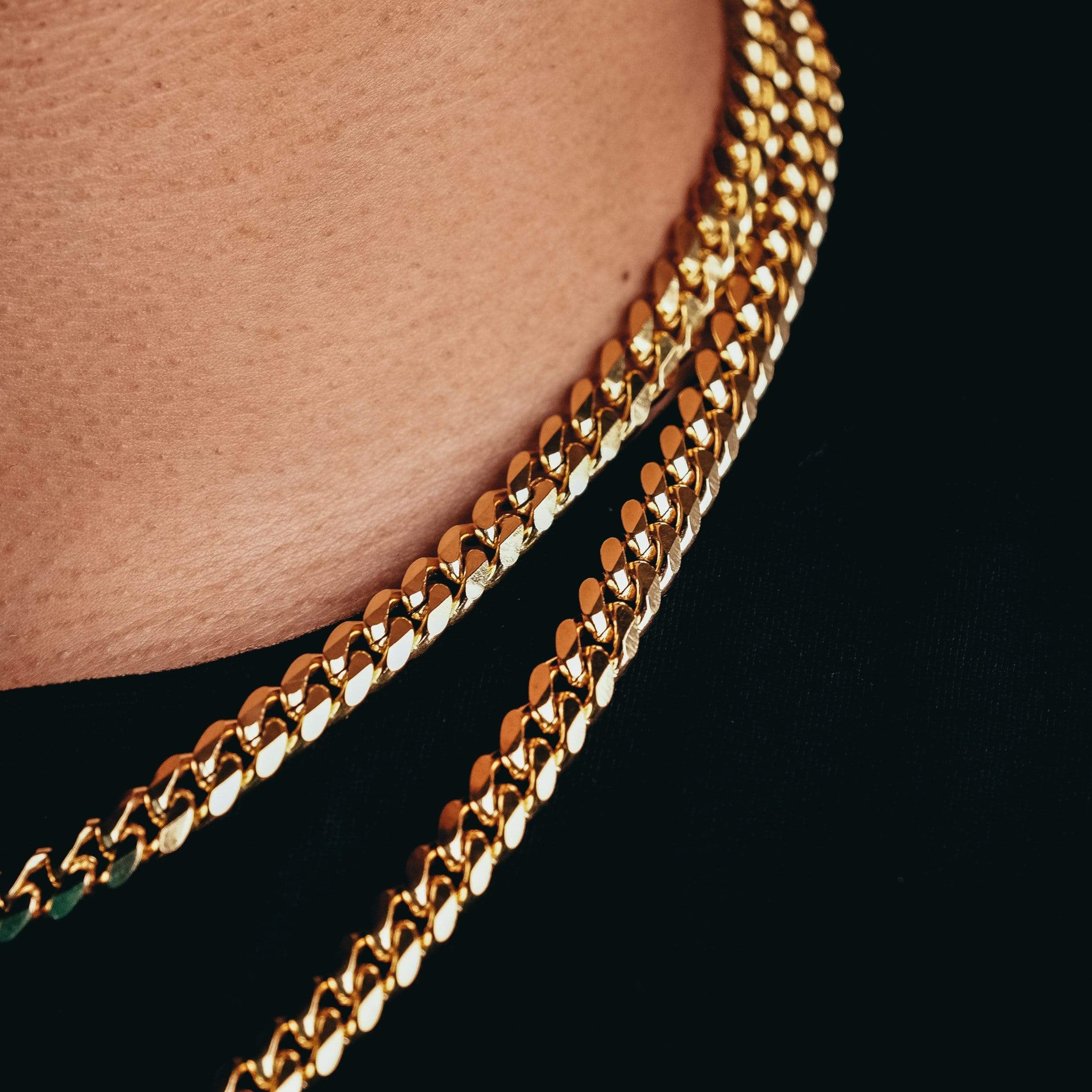 8mm Gold Curb Link Chain– Jewellerykings