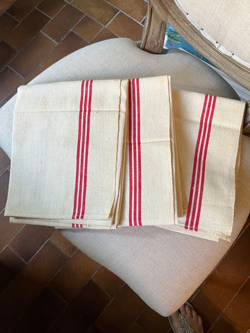 Tack Stripe Linen Kitchen Towel – MARCH