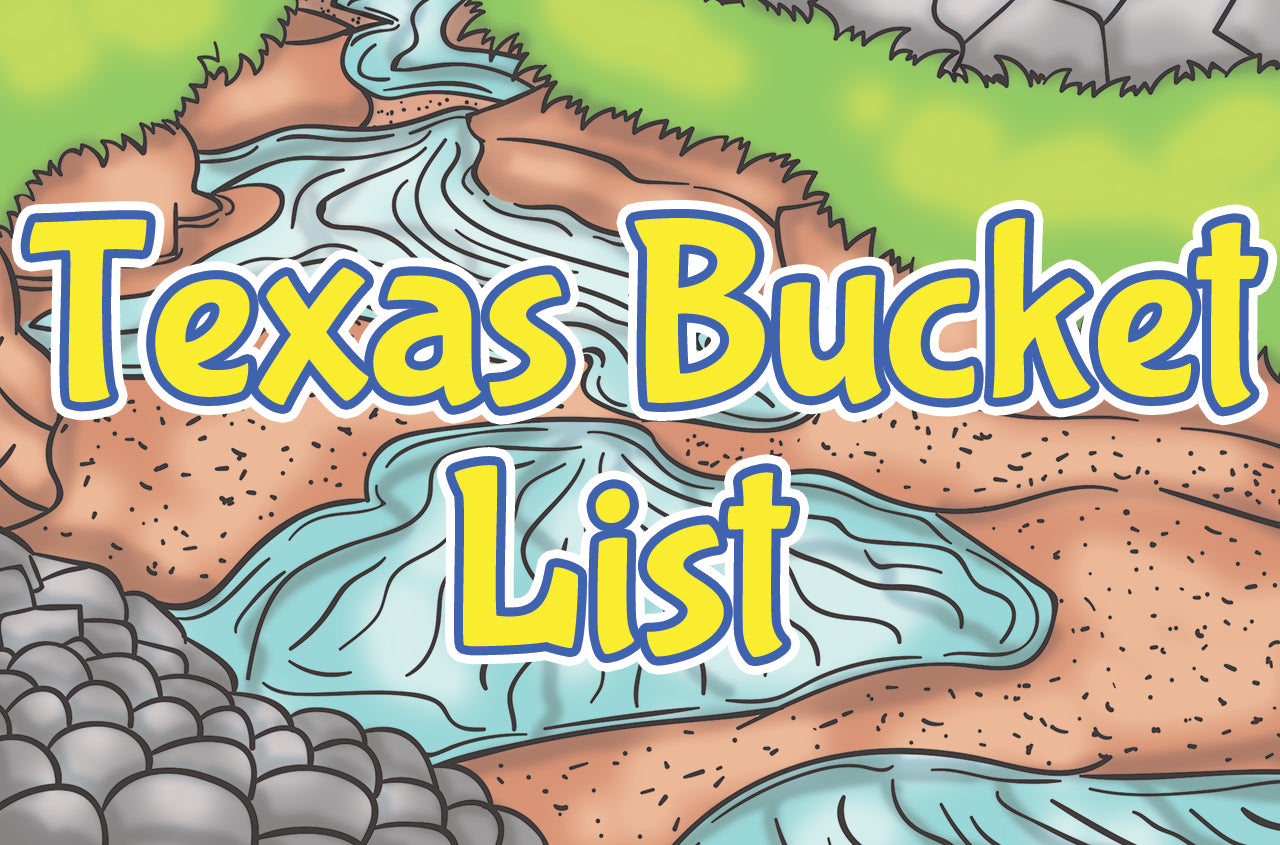 Download Texas Bucket List Printable Coloring Book 33 Page Pdf Download