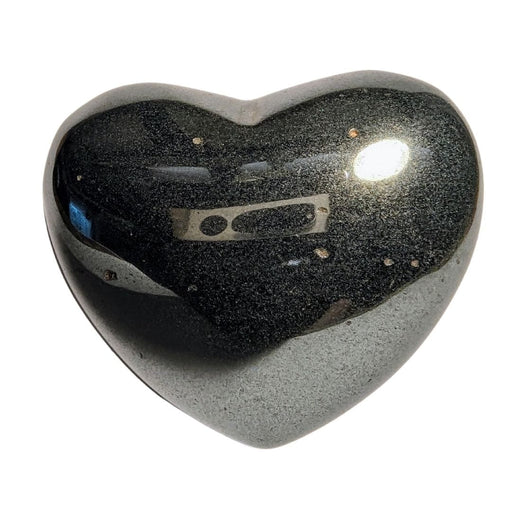 Hematite Crystal Heart ~45mm