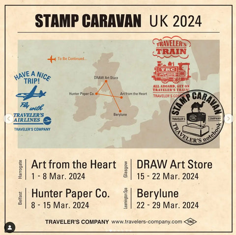 traveler's company stamp caravan