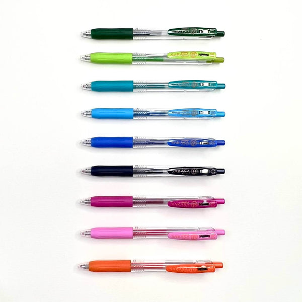 Zebra Sarasa Nano 0.3mm Set of 5 Pens Vintage Colours Set A, £13.95