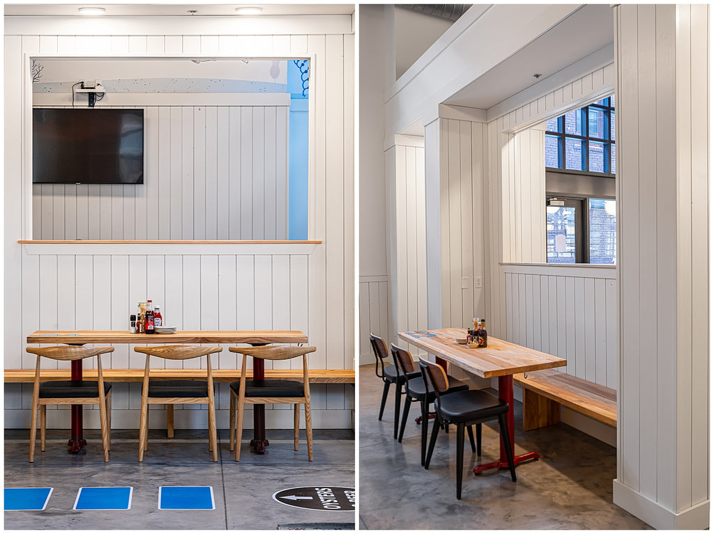 Beer & Fish Company - Fargo, ND - Dakota Timber Co. - White Shiplap Walls