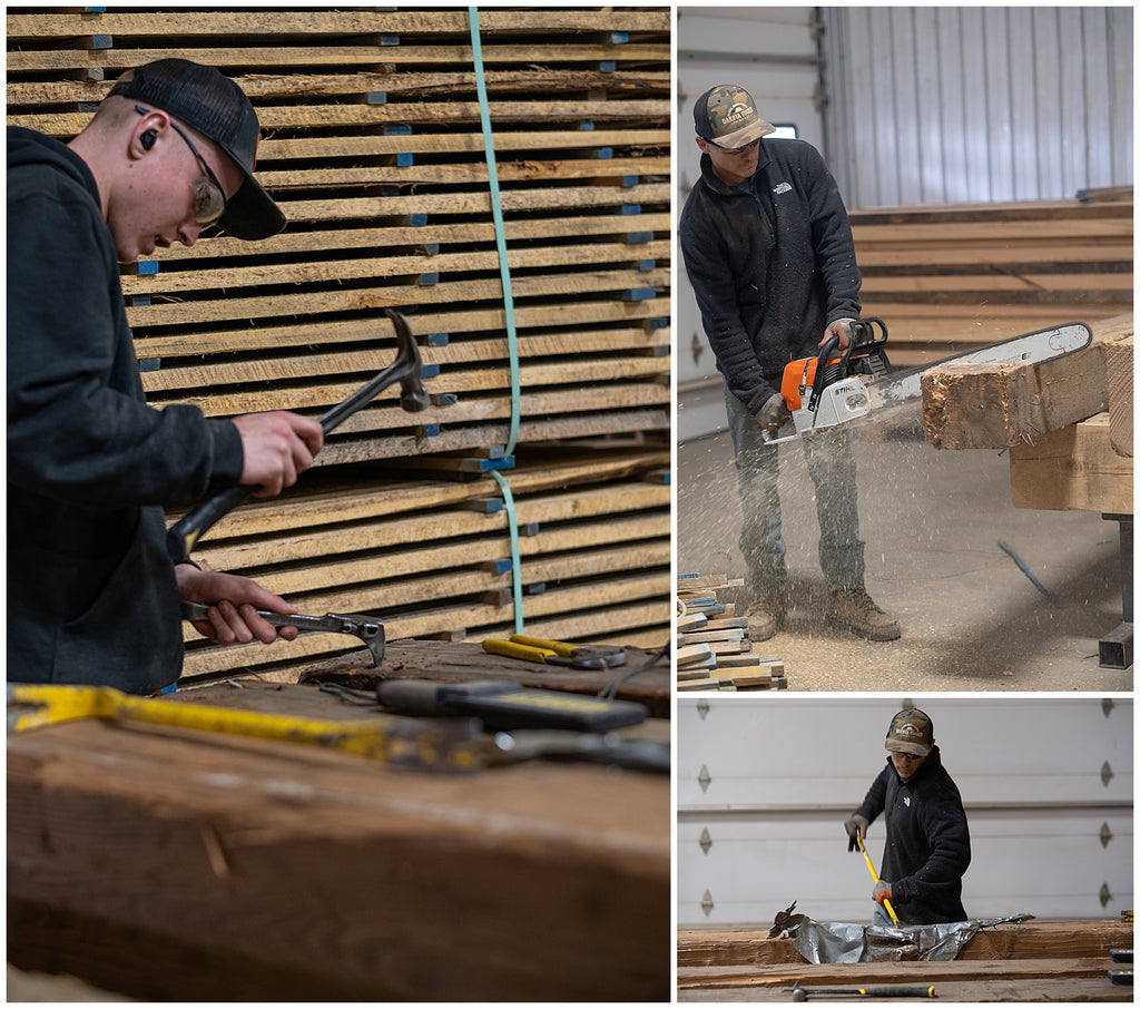 Processing Urban and Reclaimed Lumber | Dakota Timber Co. | De-Nailing Lumber