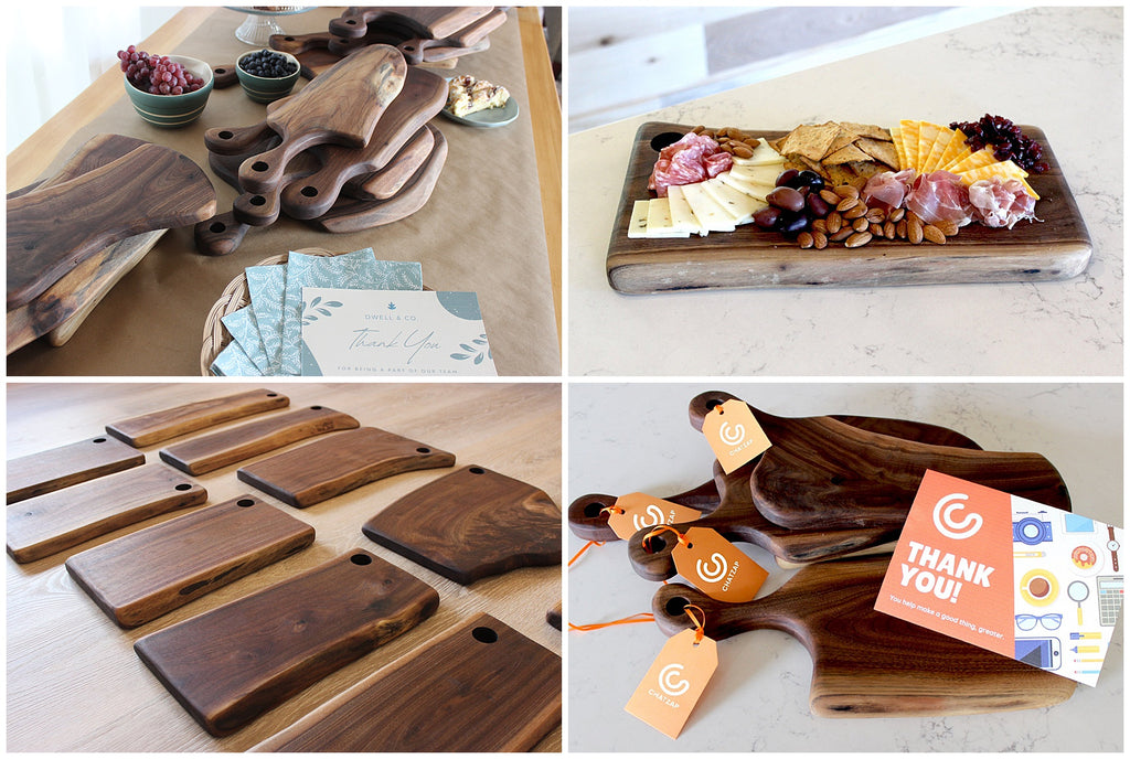 Corporate Client Gift Ideas - Housewarming Gift Ideas - Wood Charcuterie Boards - Made in USA Gift Ideas