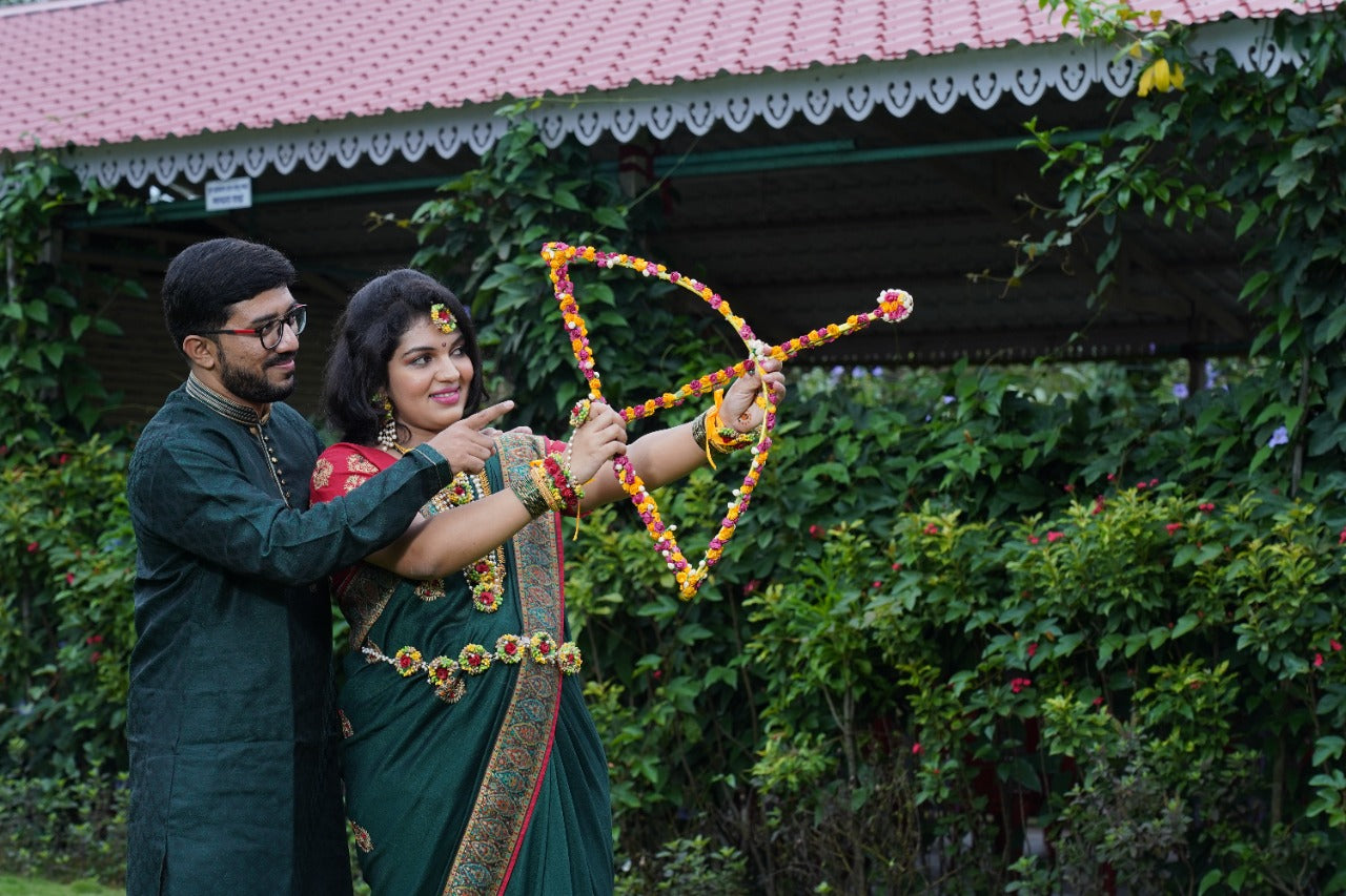 Urmila Nibalkar Dohale Jevan in 2024 | South Indian Wedding Saree