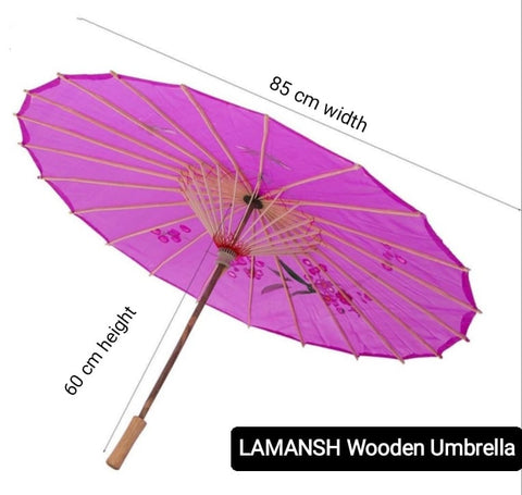 lamansh wooden frame umbrella dimensions / best for bridal entry