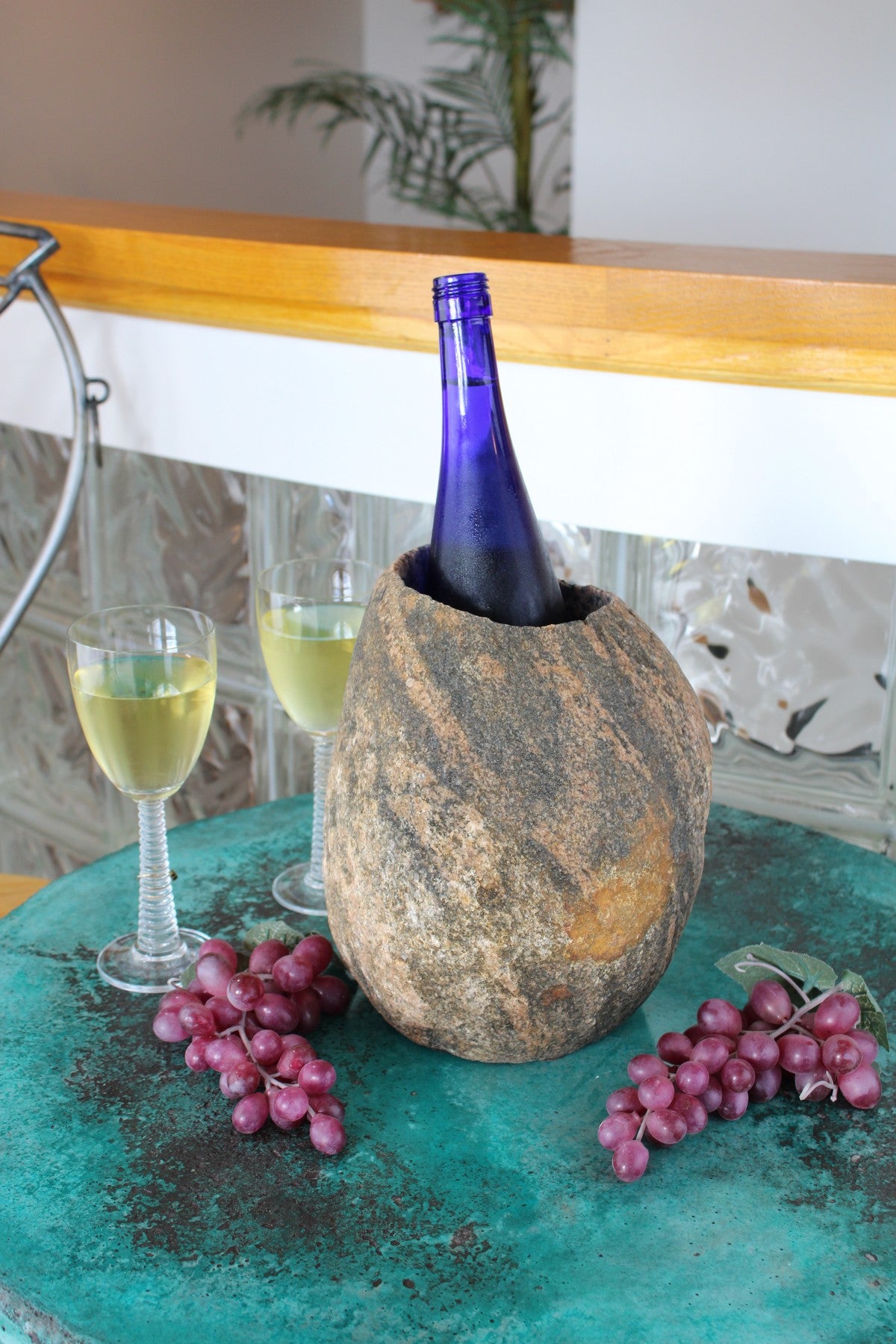 Stone Wine Bottle Chiller W122 – Tonka Bay Fountains