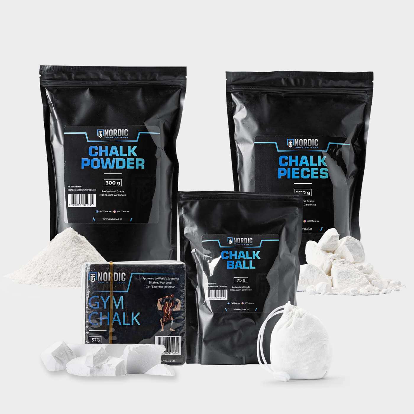 Chalk As Block & Powder | Nordic Training Gear