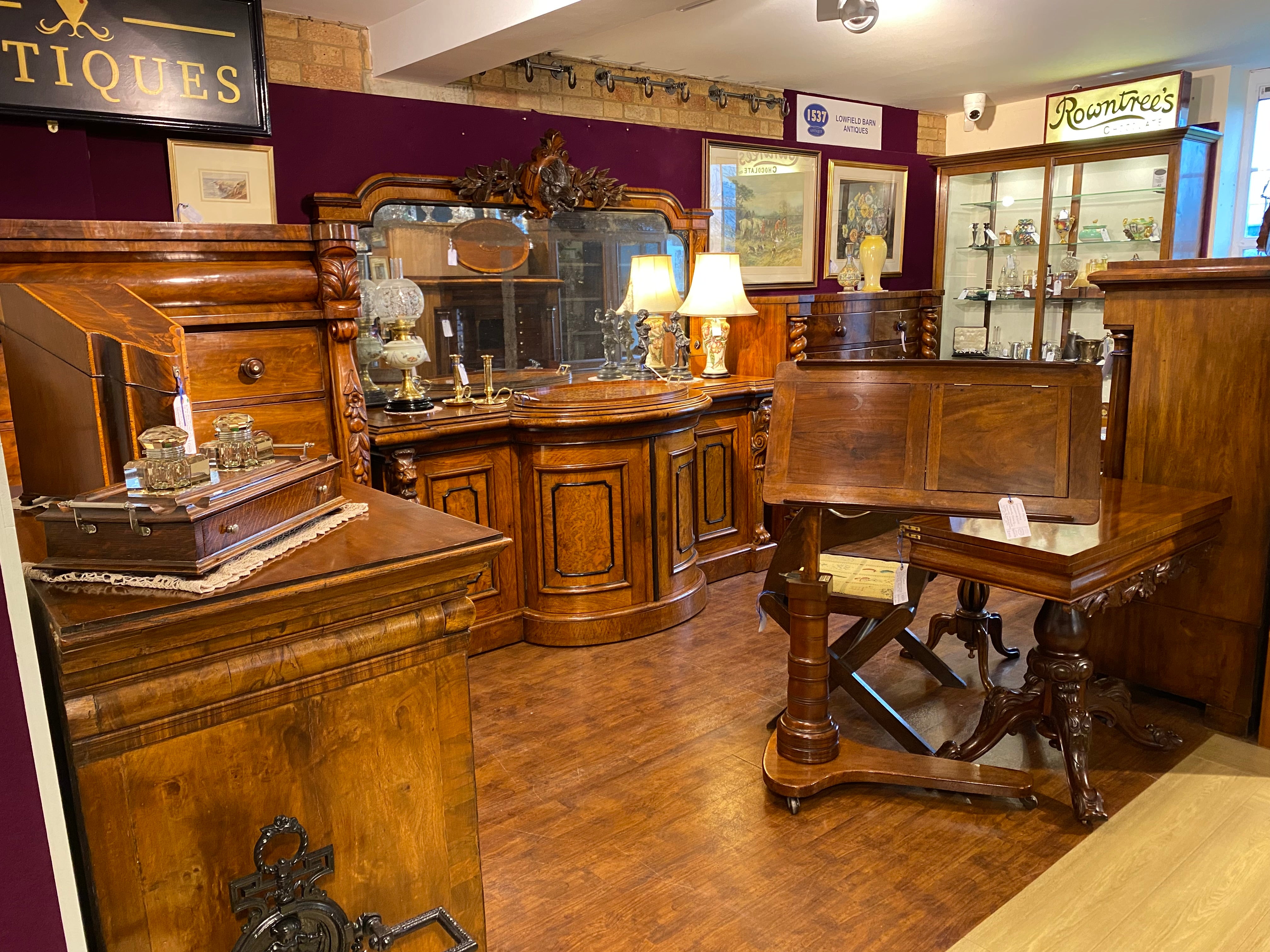 Lowfields Barn Antiques Shops Showroom in Building 1 Gainsborough Lincolnshire