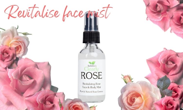 Natural and organic Rose spritz refreshing cooling facial water