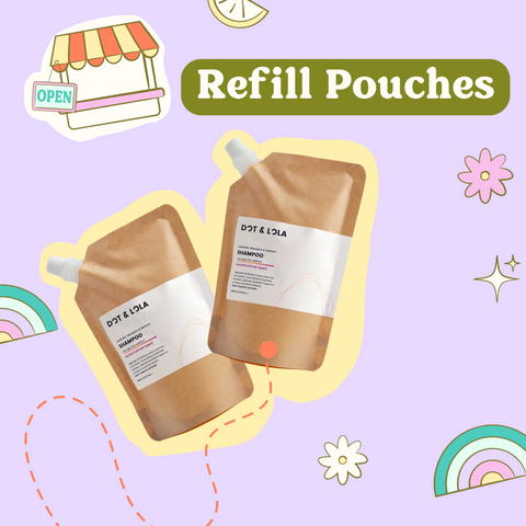 Dot and Lola refill pouches