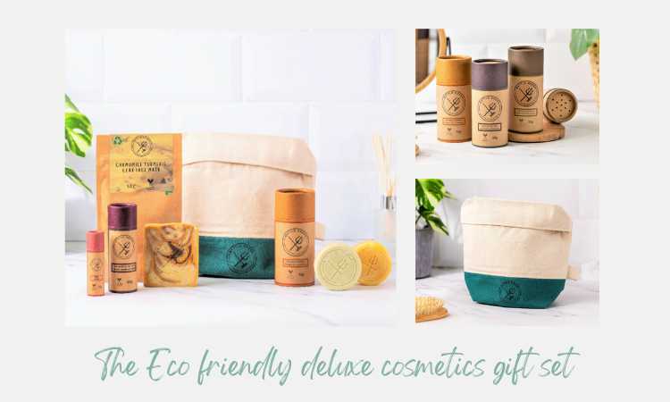 battle green organic and natural cosmetics beauty products gift set for Christmas