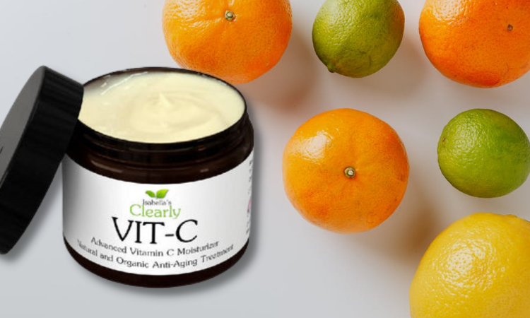 Moisturising vitamin C facial cream for brightening skin, great for new moms