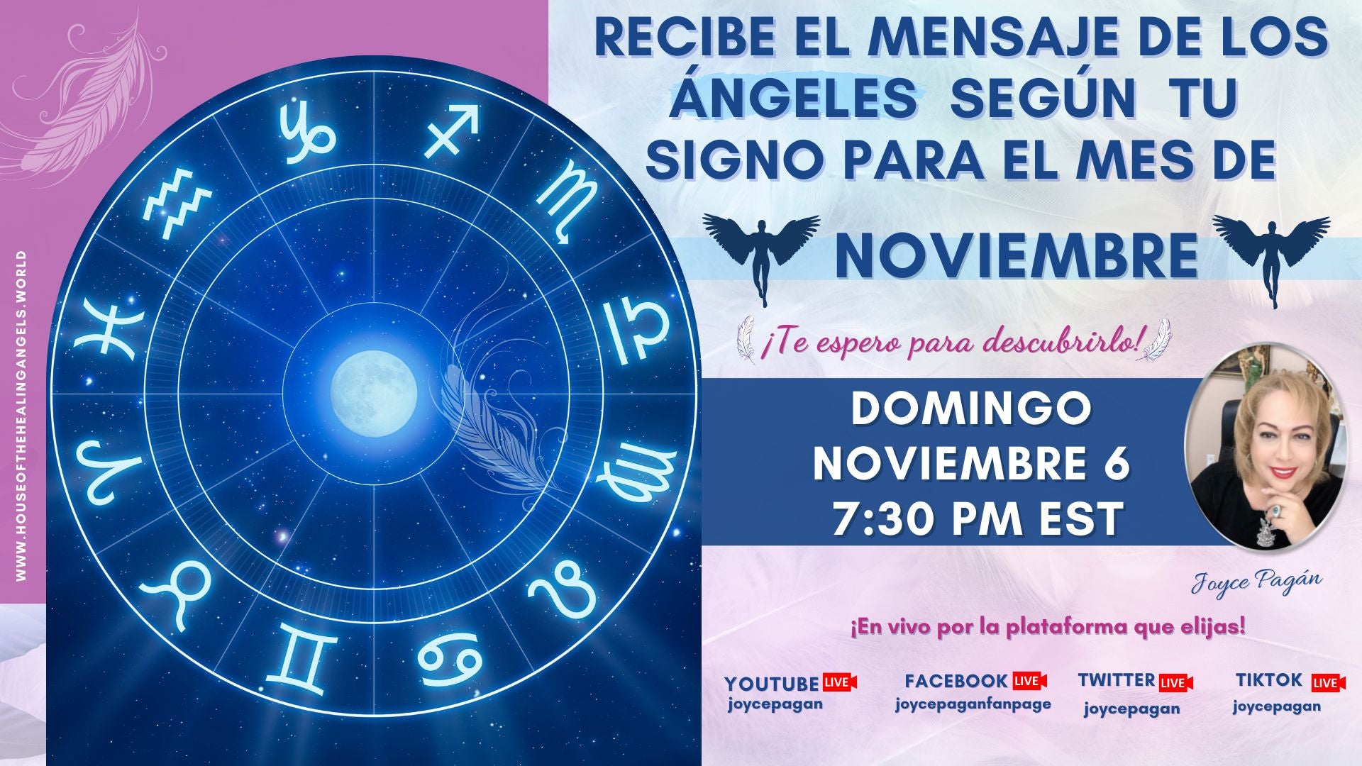 mensaje de los angeles para noviembre / Joyce Pagán