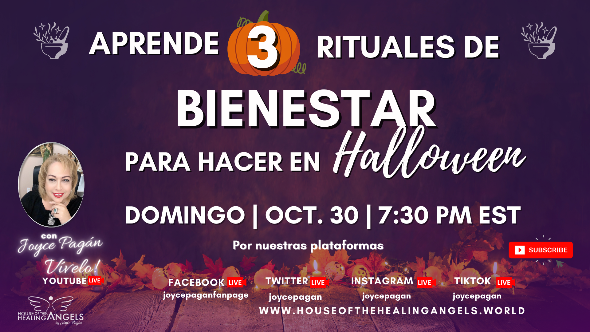 rituales de bienestar para realizar en halloween