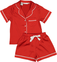 Load image into Gallery viewer, Sienna Mini Short PJ Set - Red/White