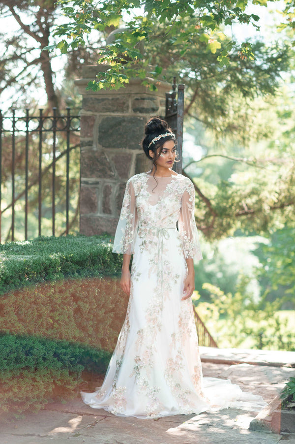 BLOSSOM Lace Wedding Dress Overlay – Catherine Langlois