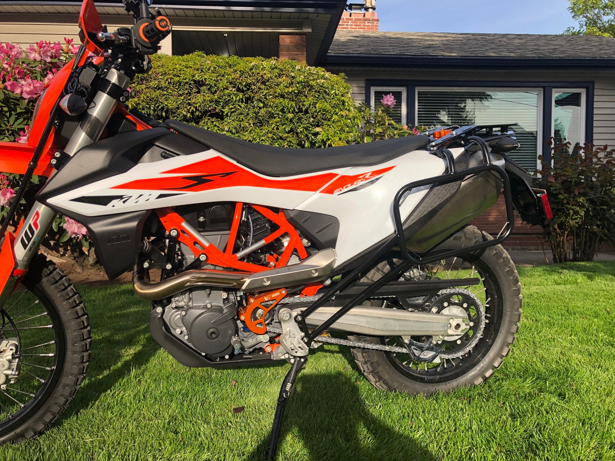 ktm 690 enduro pannier racks