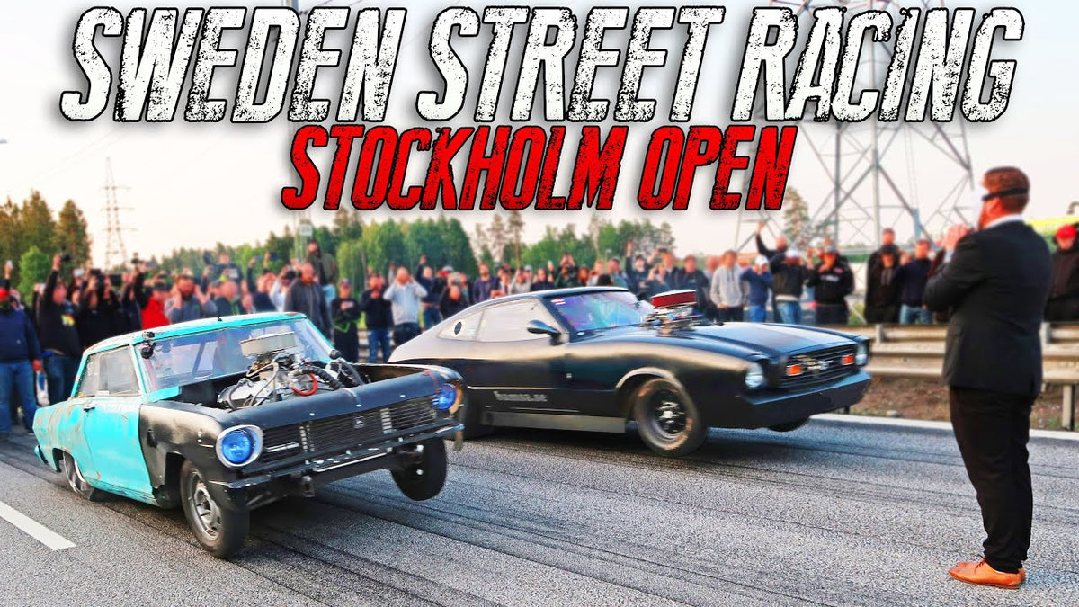 Street Racing in front of POLICE! Stockholm Open
