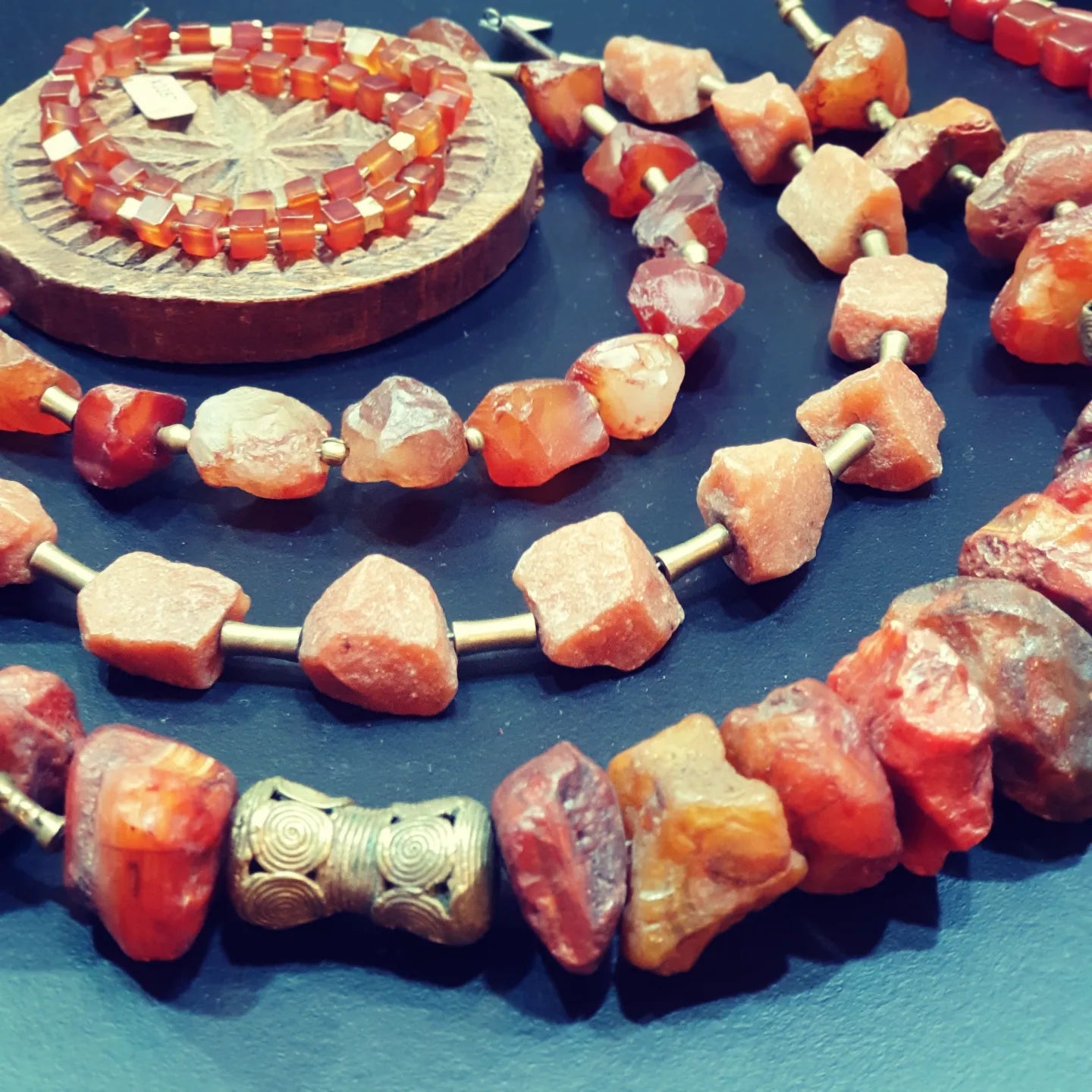 Carnelian stone jewelry from ambra jewelry