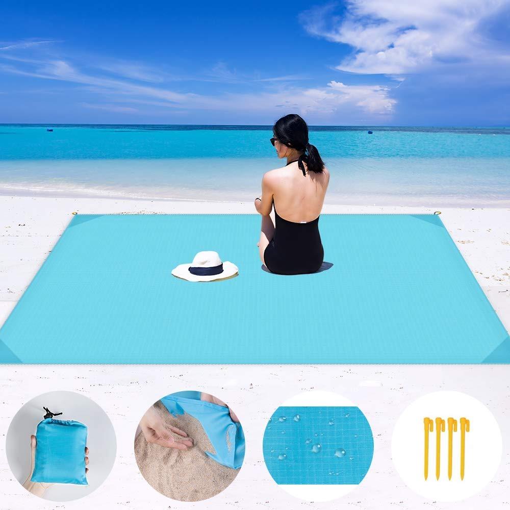 (SUMMER HOT SALE- Save 50% OFF)Sandproof Beach Blanket ...