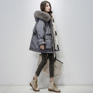 hooded winter jacket womens