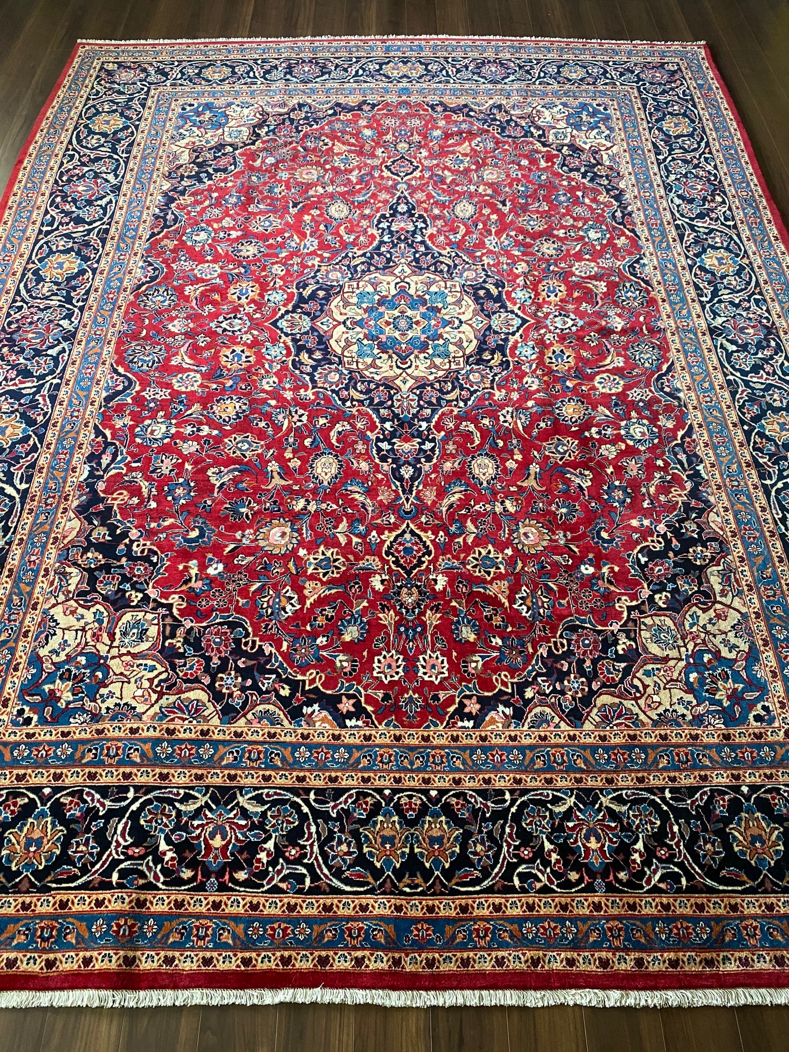 セネ産 ペルシャ絨毯 103×70cm-