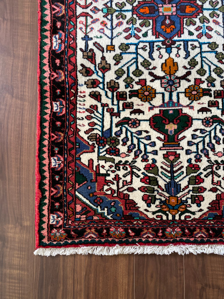 おトク ヴィンテージ ルードバー産 ペルシャ絨毯 93×59cm | www
