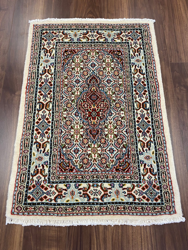 ムード産 ペルシャ絨毯 シルク入り 90×61cm– MARC My Aladdin's Rug