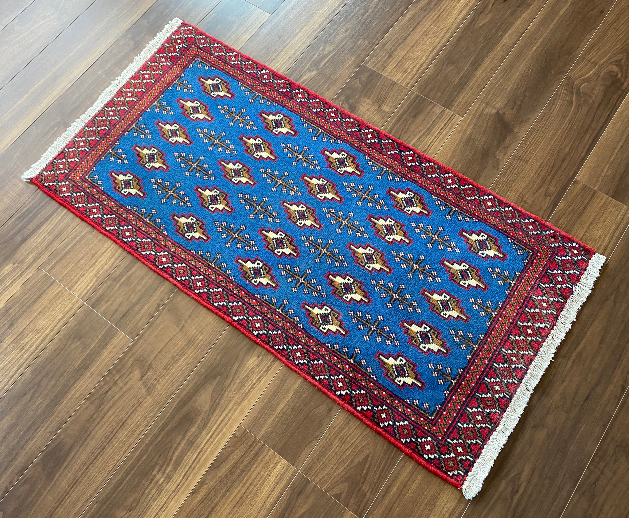 ペルシャン トルクメン トライバルラグ 121×61cm– MARC My Aladdin's Rug & Carpet