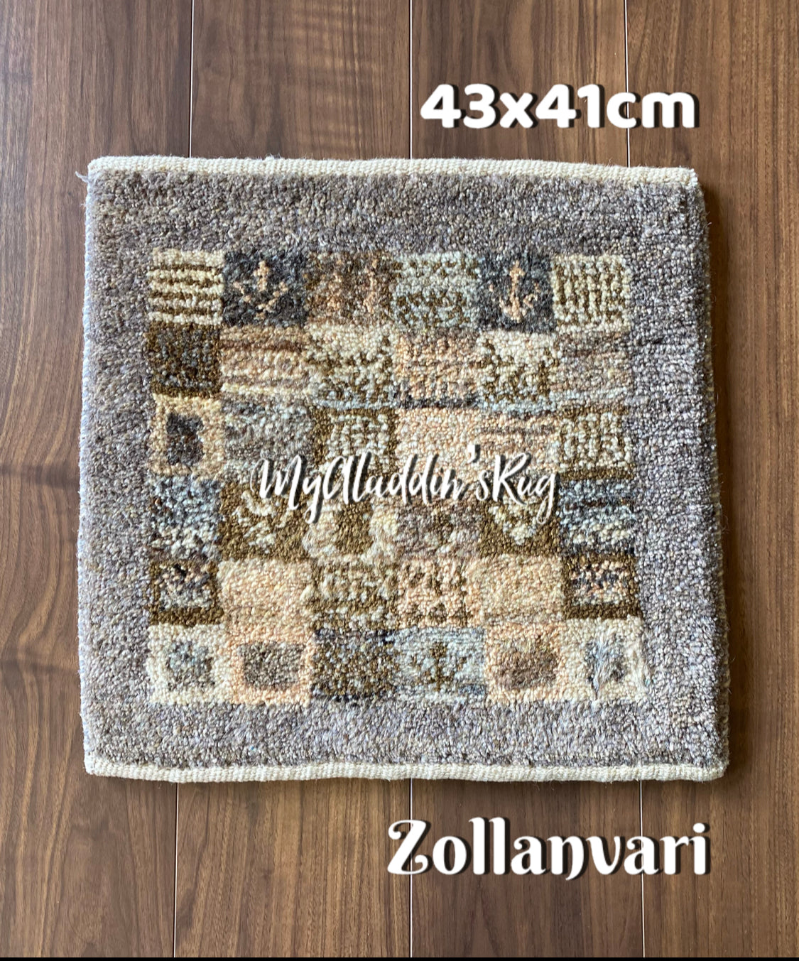 標準価格 ゾランヴァリ ギャッベ 46×45cm ZOLLANVARI ミニマット | www ...