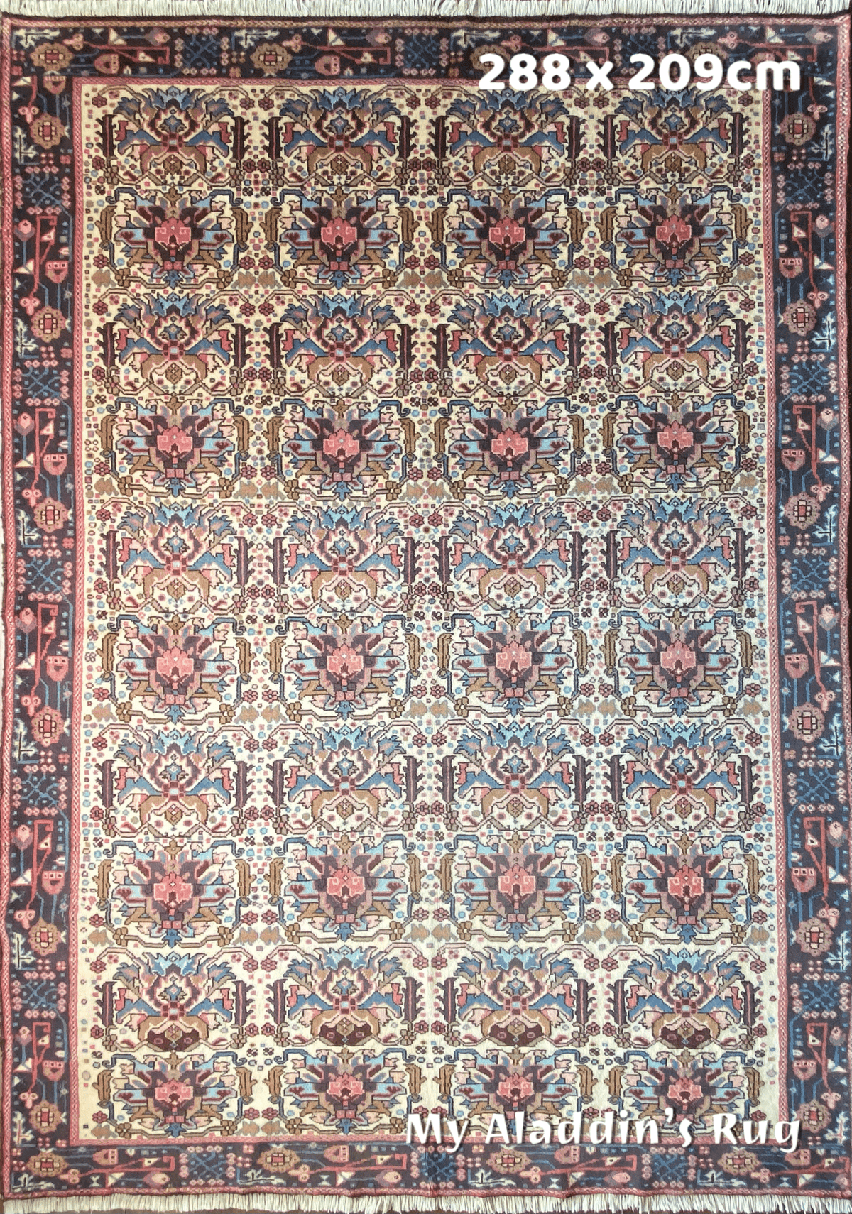 ヴィンテージ ガラジェ産 ペルシャ絨毯 181.5×159cm