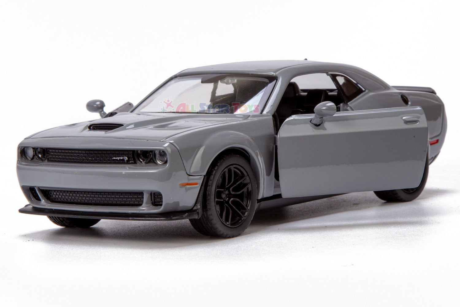 2018 DODGE CHALLENGER SRT HELLCAT WIDEBODY GRAY 1:24 DIECAST MODEL  MOTORMAX79350