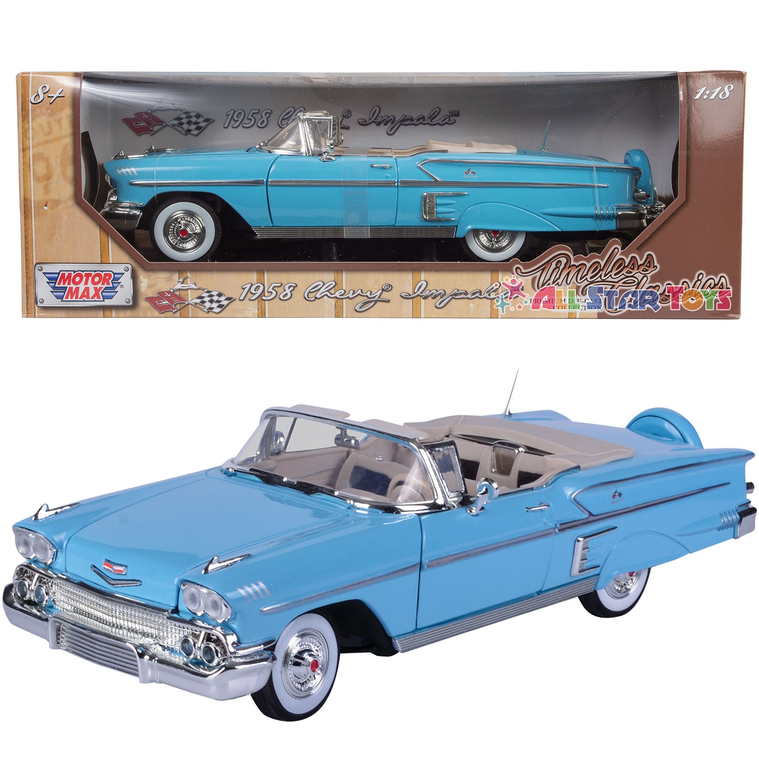 1958 CHEVROLET IMPALA 1/18