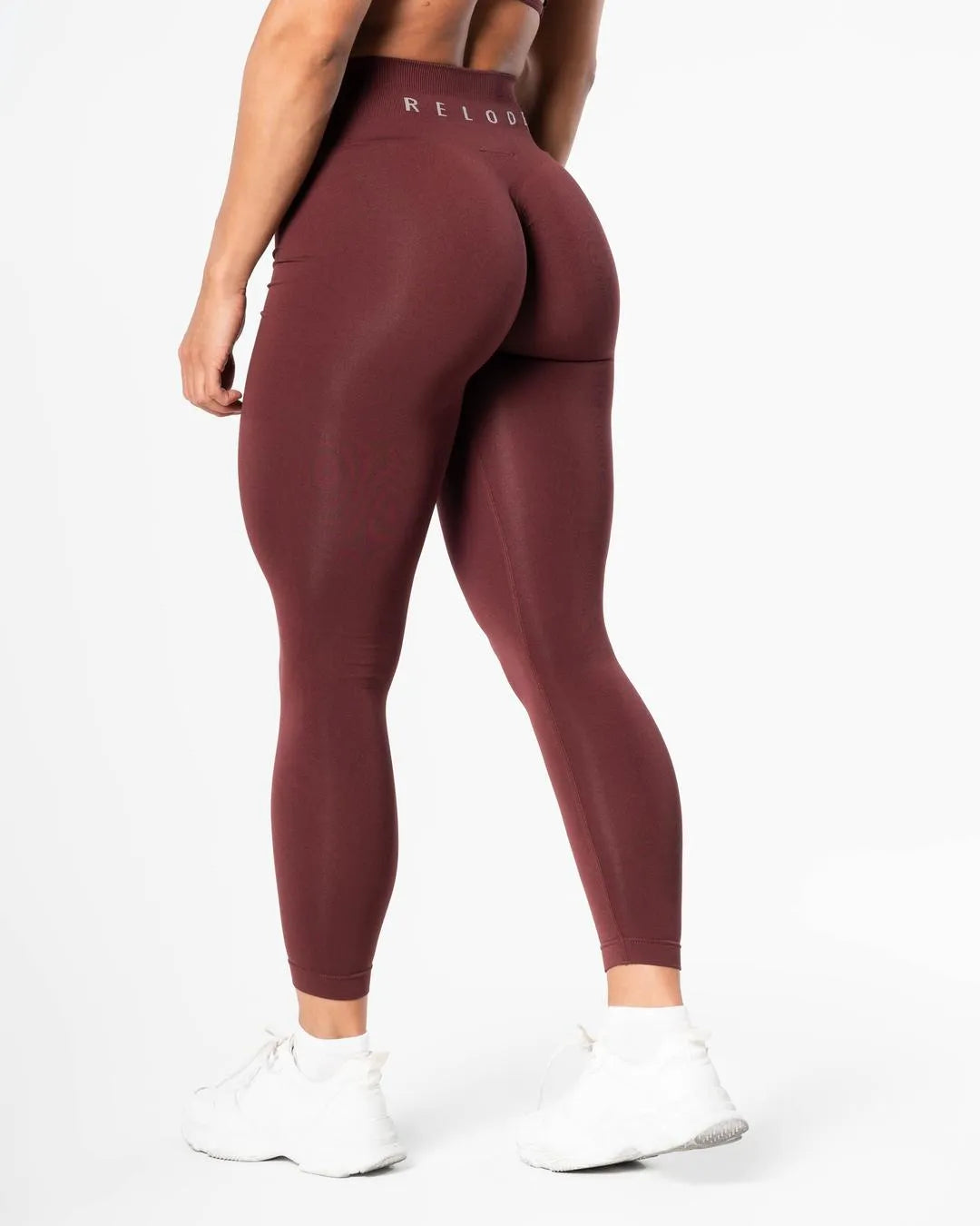 Prime Scrunch Tights - Burgundy - XXS